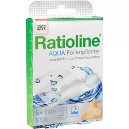 RATIOLINE aqua Duschpflaster 5x7 cm, 5 St