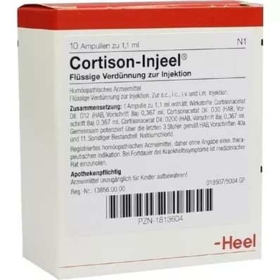 CORTISON Injeel Ampullen, 10 St