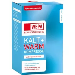 KALT-WARM Kompresse 12x29 cm mit Fixierband, 1 St