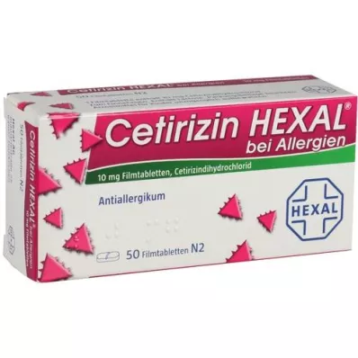 CETIRIZIN HEXAL Filmtabletten bei Allergien, 50 St CETIRIZIN HEXAL Filmtabletten bei Allergien, 50 St