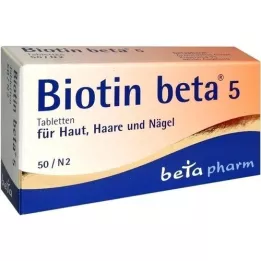 BIOTIN BETA 5 Tabletten, 50 St
