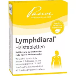 LYMPHDIARAL HALSTABLETTEN, 40 St