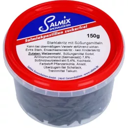SALMIX Salmiakpastillen zuckerfrei, 150 g