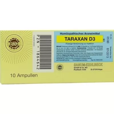 TARAXAN D 3 Injektion Ampullen, 10X1 ml