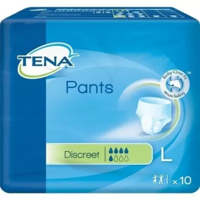 TENA PANTS Discreet L 95-125 cm Einweghose, 10 St