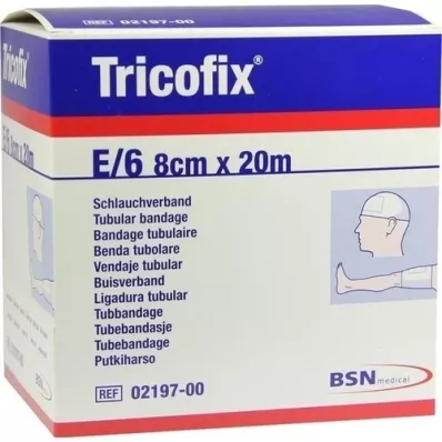 TRICOFIX Schlauchverband Gr.E 8 cmx20 m, 1 St