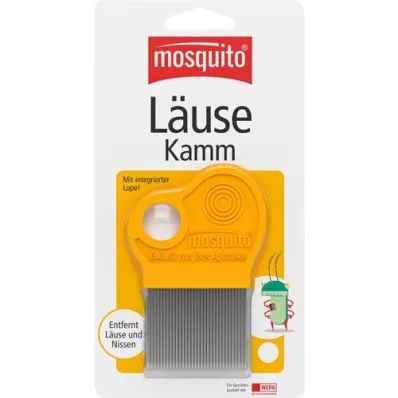 MOSQUITO Nissenkamm Metall mit Lupe, 1 St