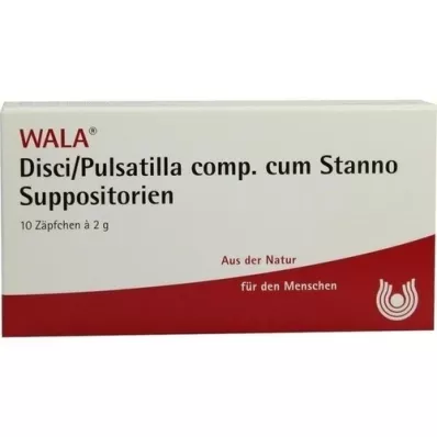 DISCI/Pulsatilla comp.cum Stanno Suppositorien, 10X2 g