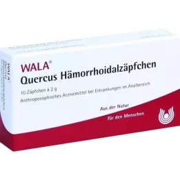QUERCUS HÄMORRHOIDALZÄPFCHEN, 10X2 g