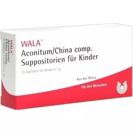 ACONITUM/CHINA comp.Kindersuppositorien, 10X1 St