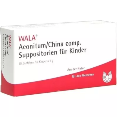 ACONITUM/CHINA comp.Kindersuppositorien, 10X1 St