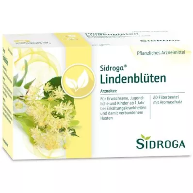SIDROGA Lindenblüten Tee Filterbeutel, 20X1.8 g
