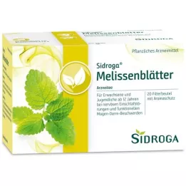 SIDROGA Melissenblätter Tee Filterbeutel, 20X1.5 g