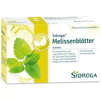 SIDROGA Melissenblätter Tee Filterbeutel, 20X1.5 g