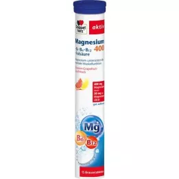 DOPPELHERZ Magnesium 400+B1+B6+B12+Folsäure BTA, 15 St