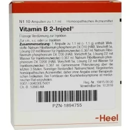 VITAMIN B2 INJEEL Ampullen, 10 St