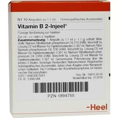 VITAMIN B2 INJEEL Ampullen, 10 St