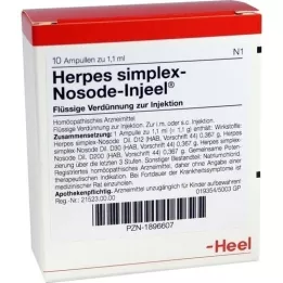 HERPES SIMPLEX Nosode Injeel Ampullen, 10 St