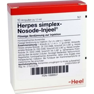 HERPES SIMPLEX Nosode Injeel Ampullen, 10 St