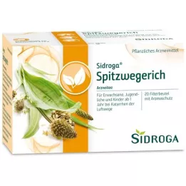 SIDROGA Spitzwegerich Tee Filterbeutel, 20X1.4 g