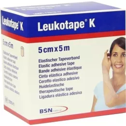 LEUKOTAPE K 5 cm hautfarben, 1 St