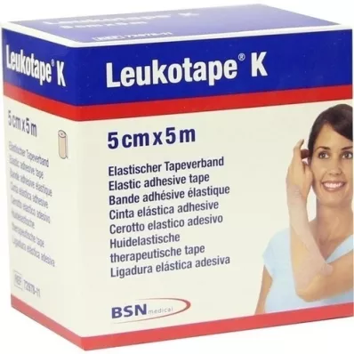LEUKOTAPE K 5 cm hautfarben, 1 St