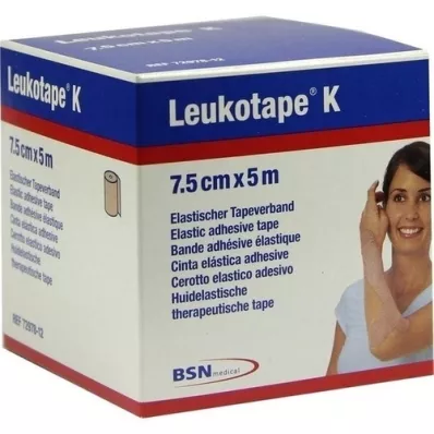 LEUKOTAPE K 7,5 cm hautfarben, 1 St