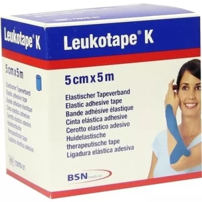 LEUKOTAPE K 5 cm blau, 1 St