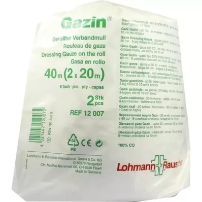 GAZIN Verbandmull 10 cmx40 m 8fach, 1 St