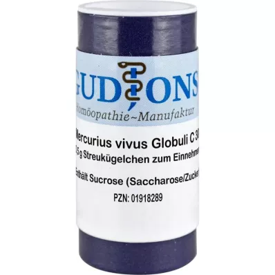 MERCURIUS VIVUS C 30 Einzeldosis Globuli, 0.5 g