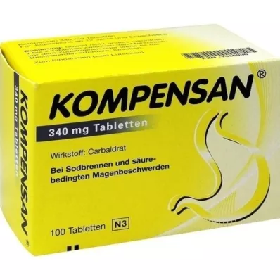 KOMPENSAN Tabletten 340 mg, 100 St KOMPENSAN Tabletten 340 mg, 100 St