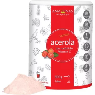 ACEROLA 100% natürliches Vitamin C Pulver, 500 g