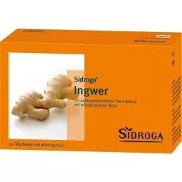 SIDROGA Ingwer Tee Filterbeutel, 20X0.75 g
