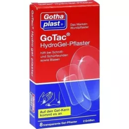 GOTAC HydroGel-Pflaster 2 Größen, 8 St