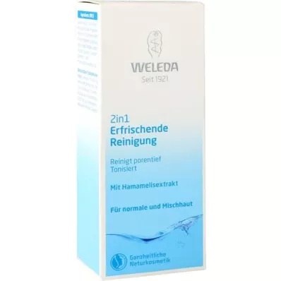 WELEDA 2in1 erfrischende Reinigung Milch, 100 ml