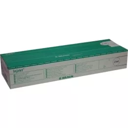 INJEKT Solo Spritze 2 ml Luer zentrisch PVC-frei, 100X2 ml