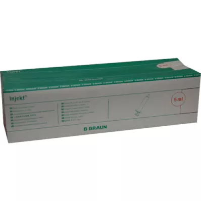 INJEKT Solo Spritze 5 ml Luer exzentrisch PVC-frei, 100X5 ml