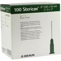 STERICAN Kanülen 21 Gx2 0,8x50 mm, 100 St