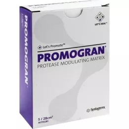 PROMOGRAN 28 qcm steril Tamponaden, 5 St