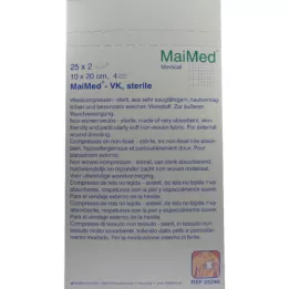 VLIESKOMPRESSEN 10x20 cm steril, 25X2 St