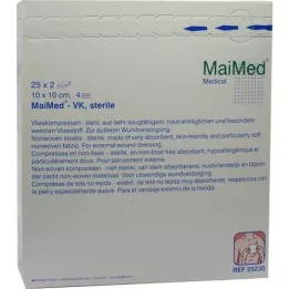 VLIESKOMPRESSEN 10x10 cm steril, 25X2 St