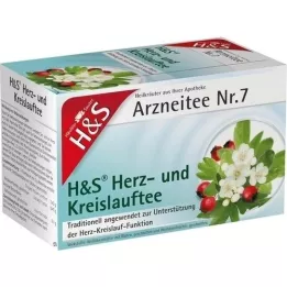 H&amp;S Herz Kreislauf Tee Filterbeutel, 20X2.0 g