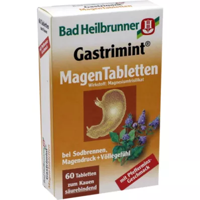 BAD HEILBRUNNER Gastrimint Magen Tabletten, 60 St