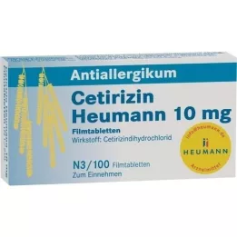 CETIRIZIN Heumann 10 mg Filmtabletten, 100 St