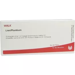 LIEN/PLUMBUM Ampullen, 10X1 ml