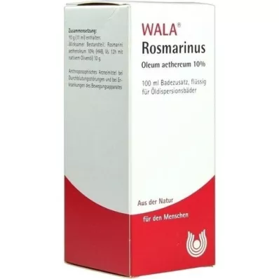 ROSMARINUS OLEUM aethereum 10%, 100 ml ROSMARINUS OLEUM aethereum 10%, 100 ml