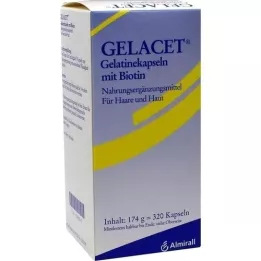 GELACET Gelatinekapseln mit Biotin, 320 St