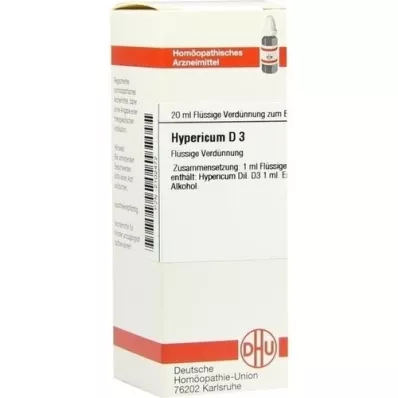 HYPERICUM D 3 Dilution, 20 ml