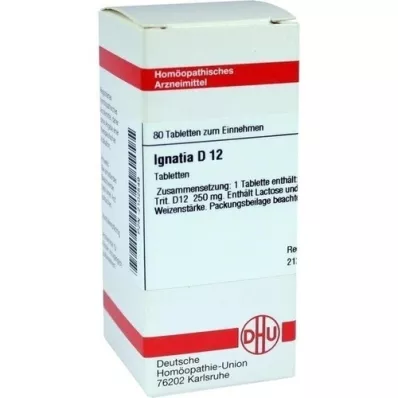 IGNATIA D 12 Tabletten, 80 St