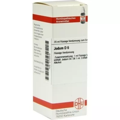 JODUM D 6 Dilution, 20 ml